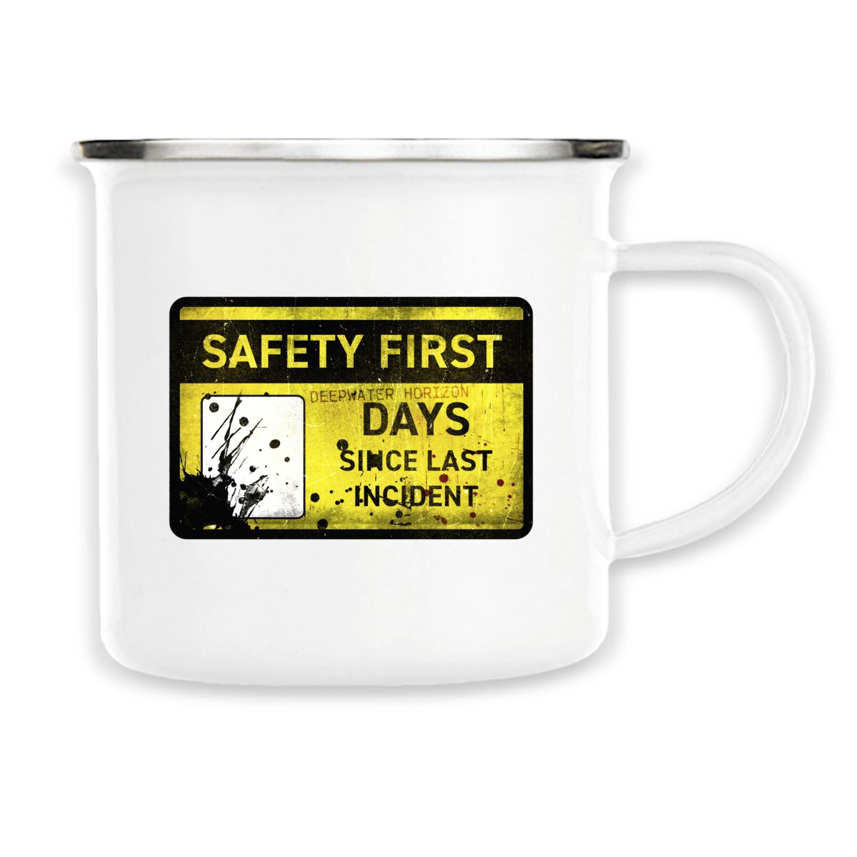 Image back Mug Safety first - Deepwater Horizon
