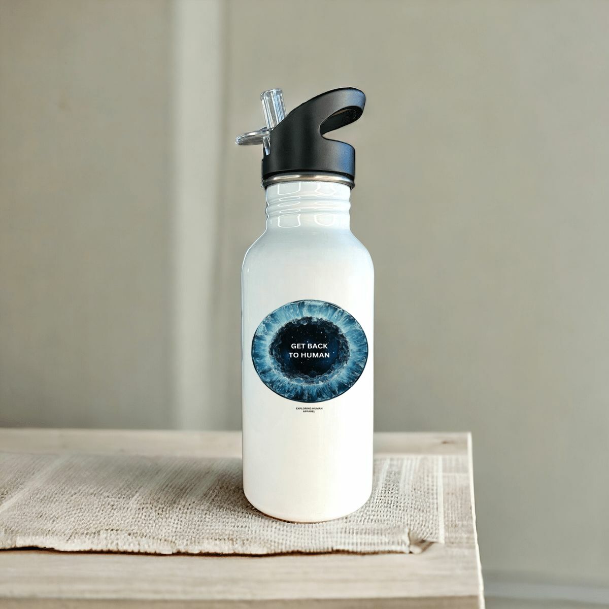 Image front Ice Universe Water Bottle