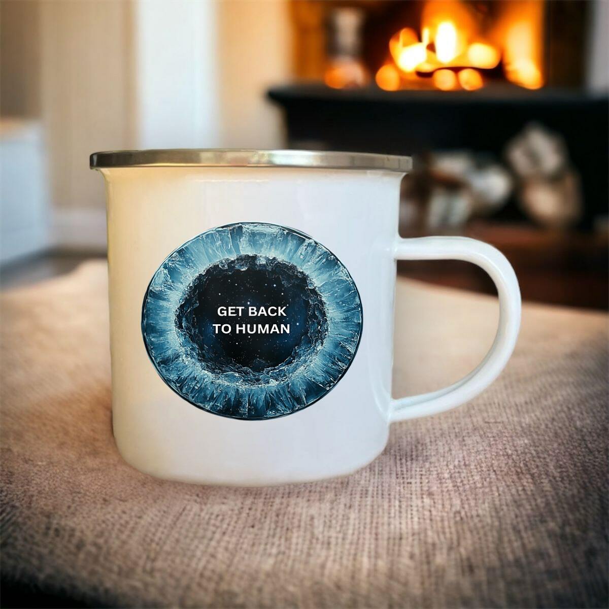 Image front Ice Universe Enamel Mug