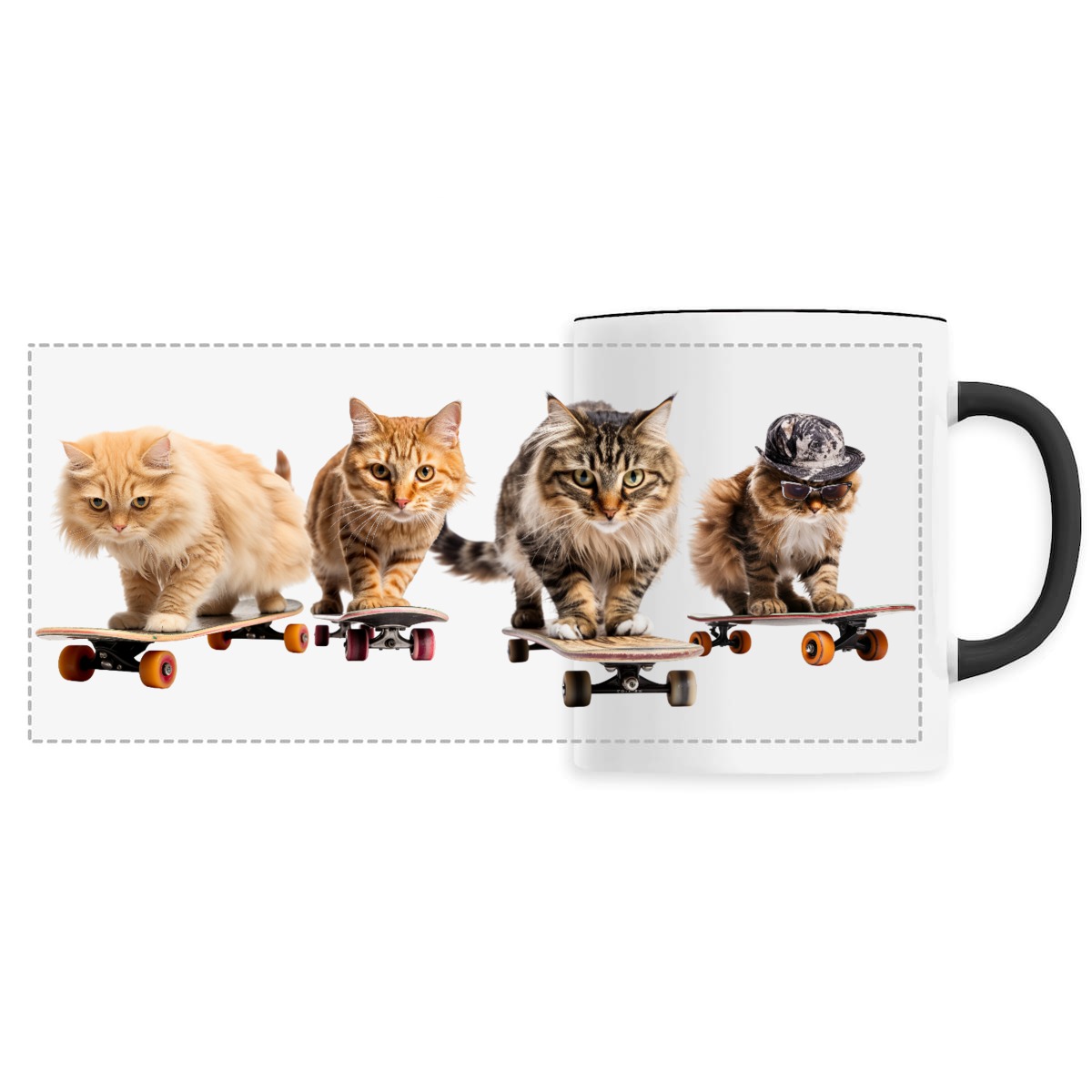 Image back Puss on wheels
