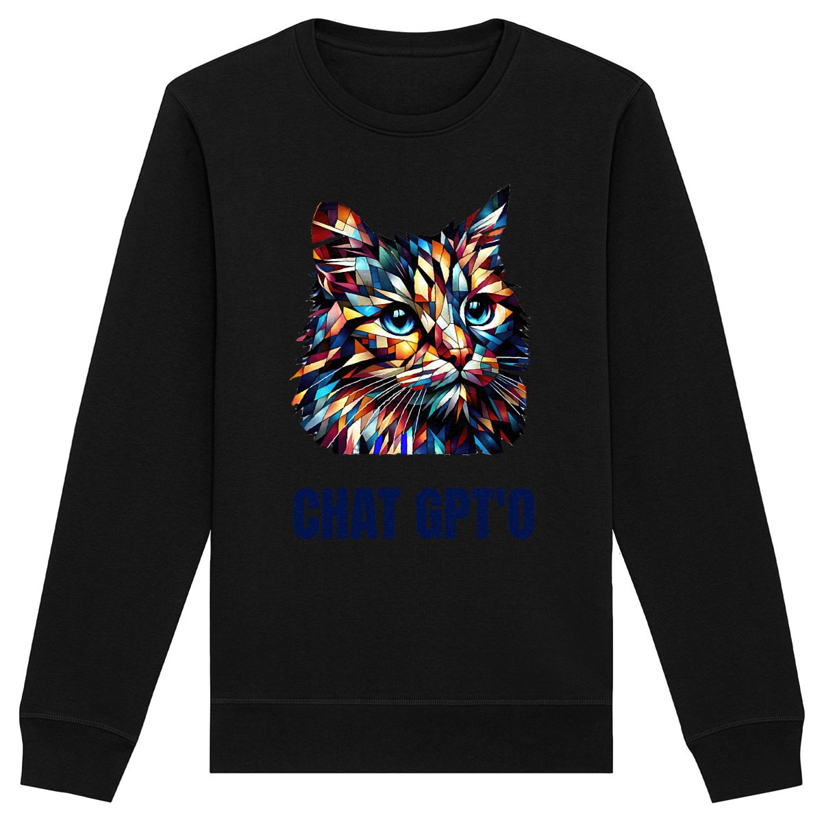 Image back Sweat-shirt Unisexe Chat GPT'O