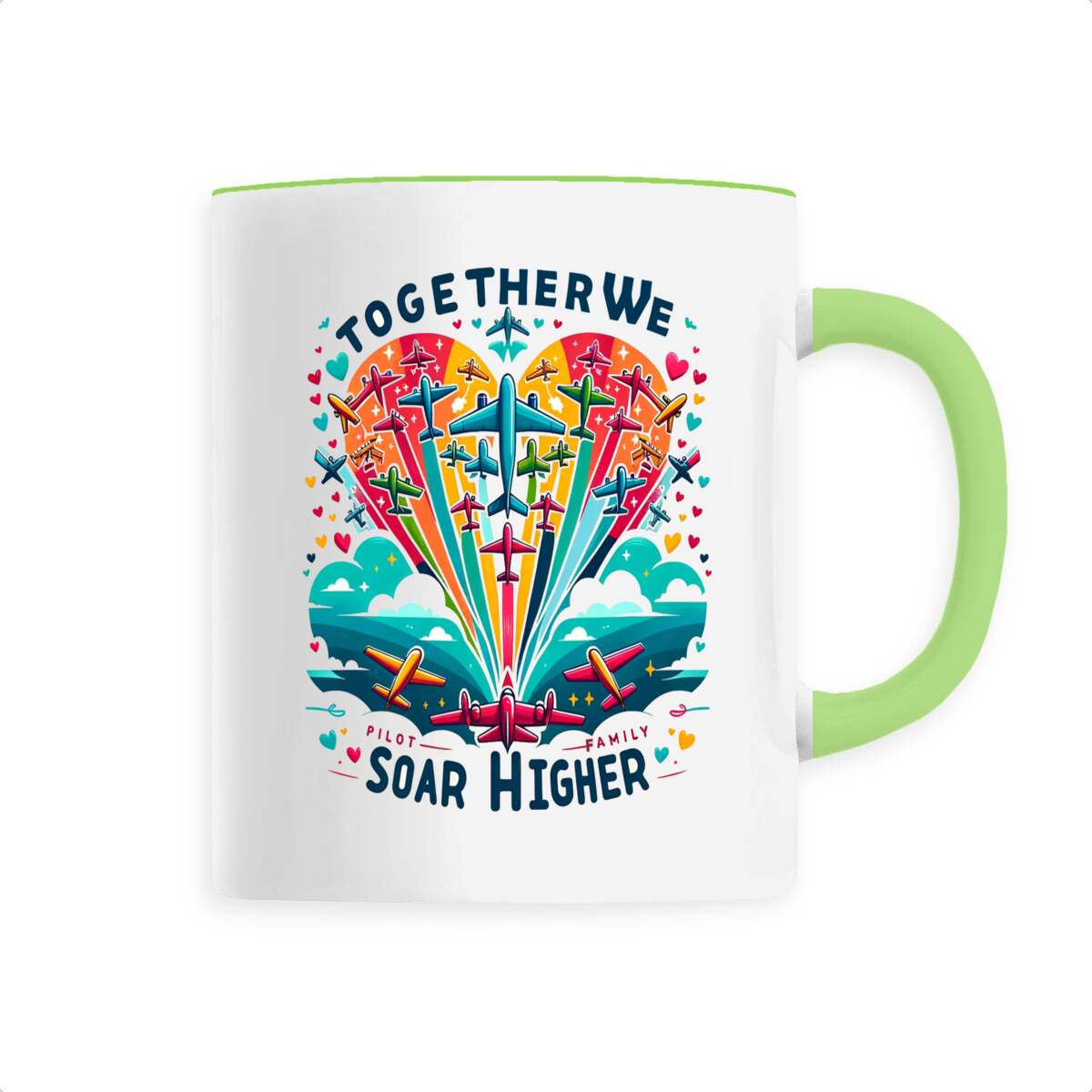 Image back Mug céramique premium Pilot Family