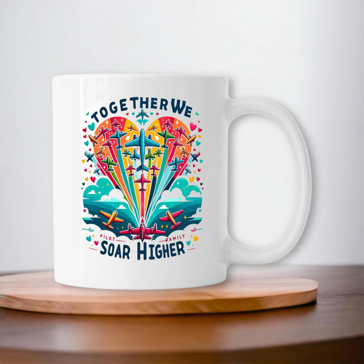 Image front Mug céramique premium Pilot Family