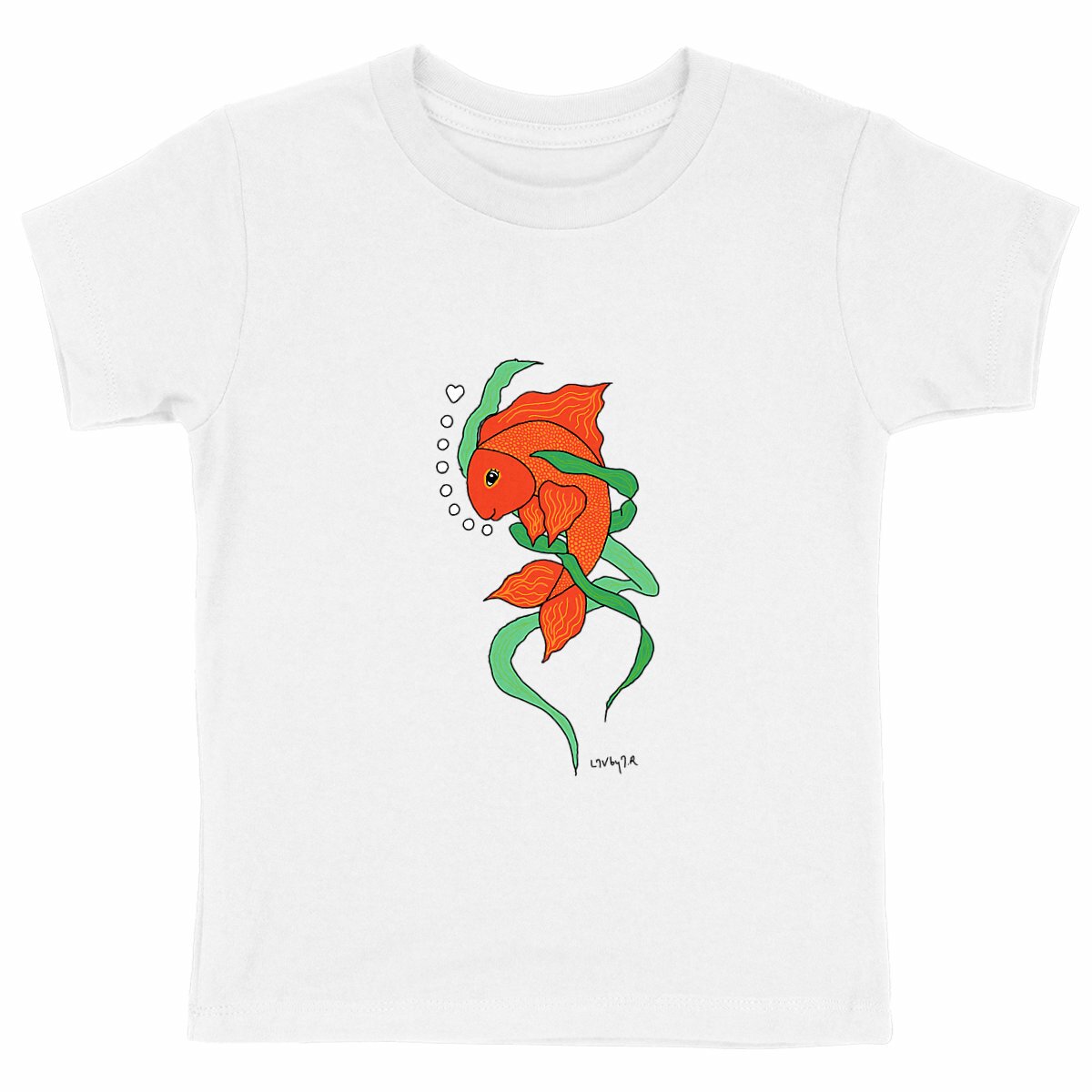 Image back Tee-shirt Bio TI POISSON