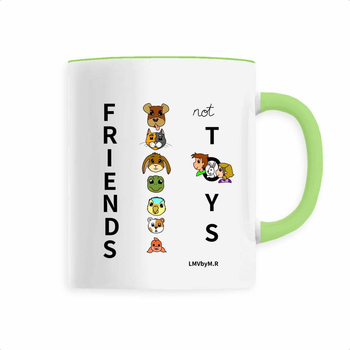 Image front Mug en céramique FRIENDS NOT TOYS