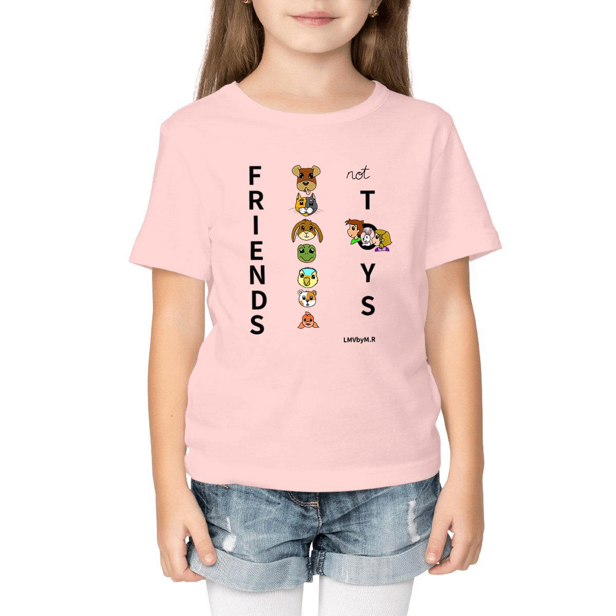 Image front Tee-shirt Bio Enfant FRIENDS NOT TOYS