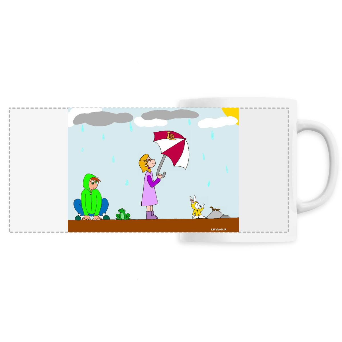 Image front Mug en céramique JOUR DE PLUIE