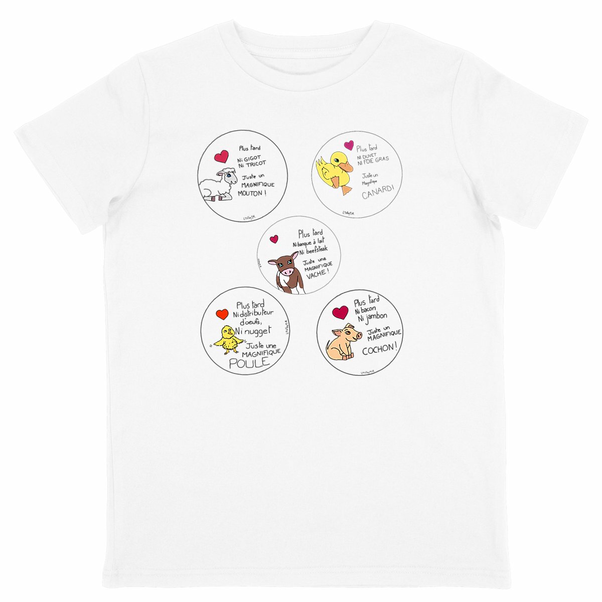 Image back T-shirt conversion Bio PLUS TARD