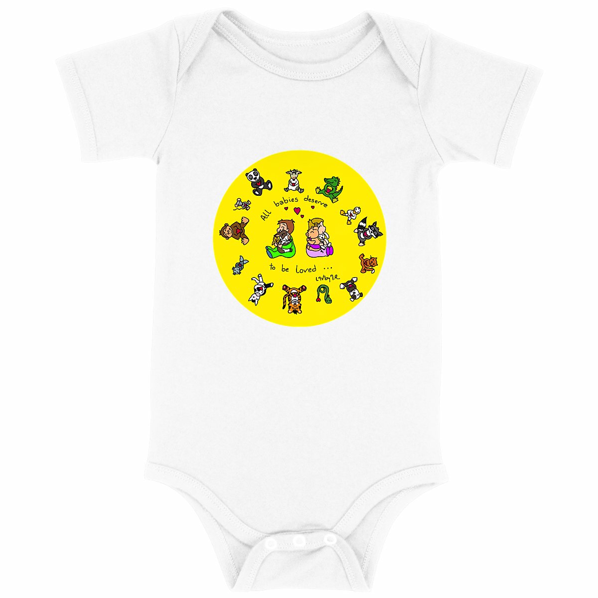 Image front Body Bio Bébé  ALL BABIES DESSERVE TO BE LOVED