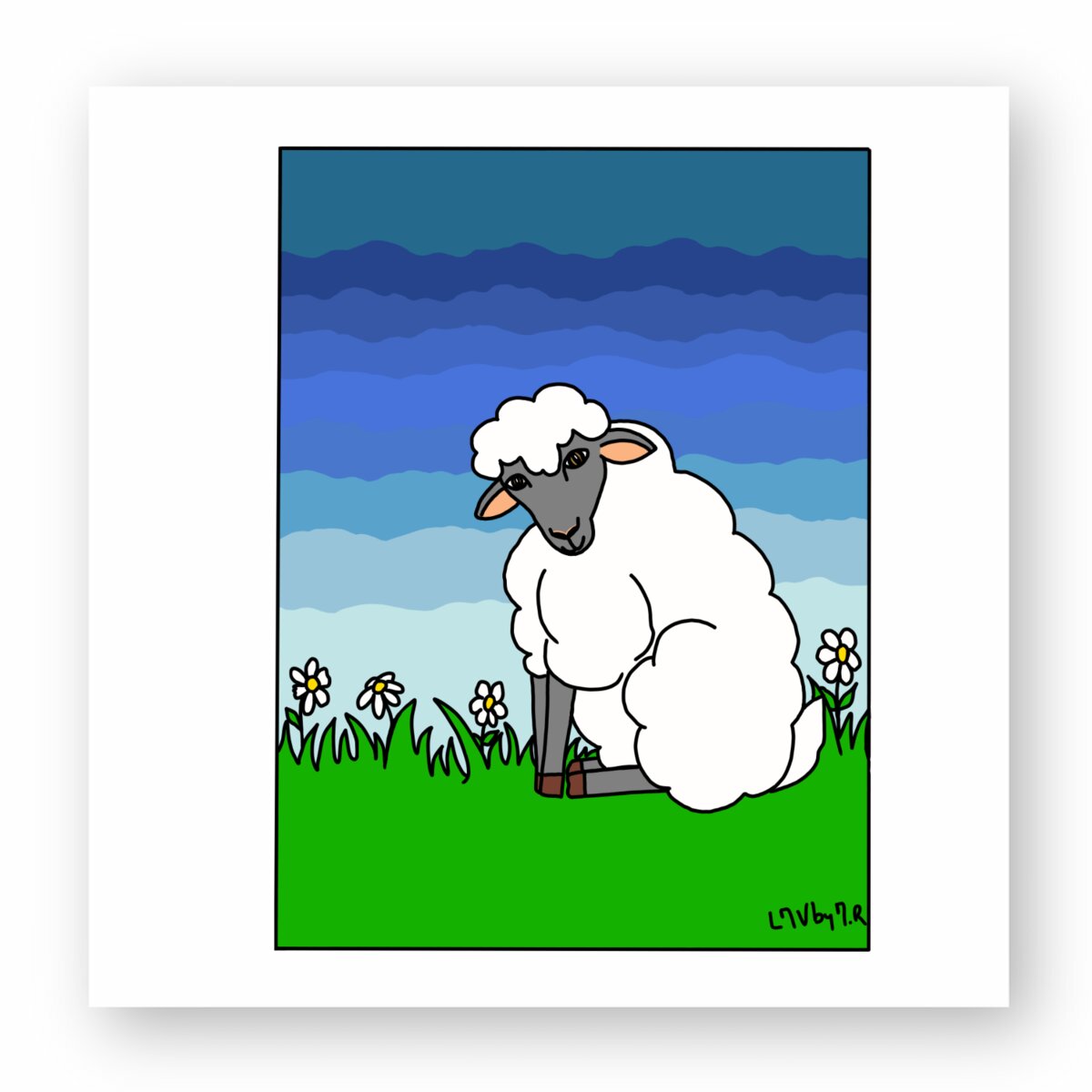 Image front Sticker MOUTON MIGNON
