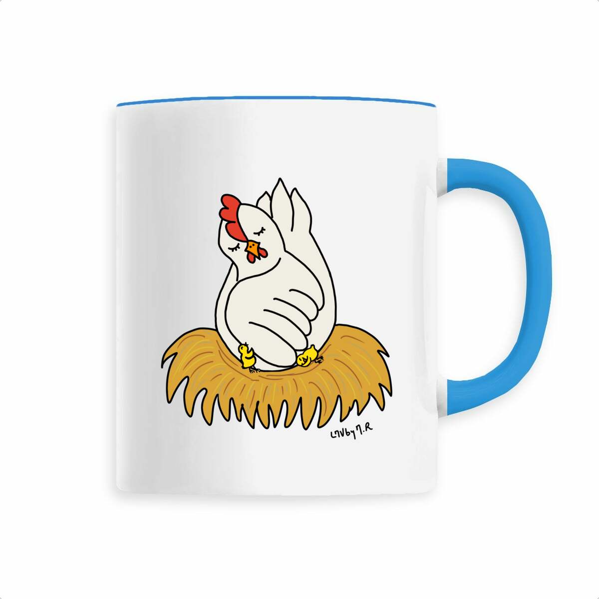Image back Mug en céramique MAMAN POULE