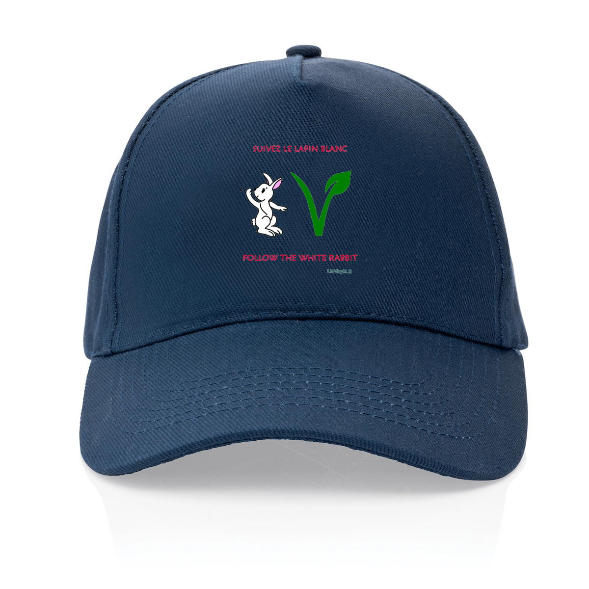 Image back Casquette SUIVEZ LE LAPIN BLANC