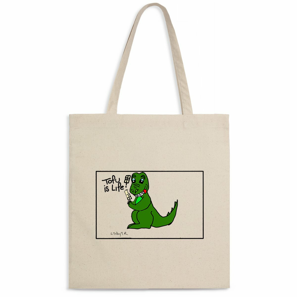 Image front Totebag bio TOFU IS LIFE