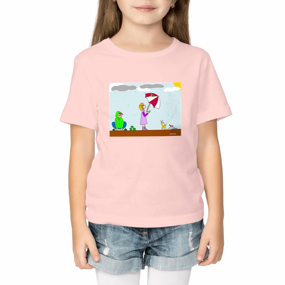 Image front Tee-shirt Bio JOUR DE PLUIE