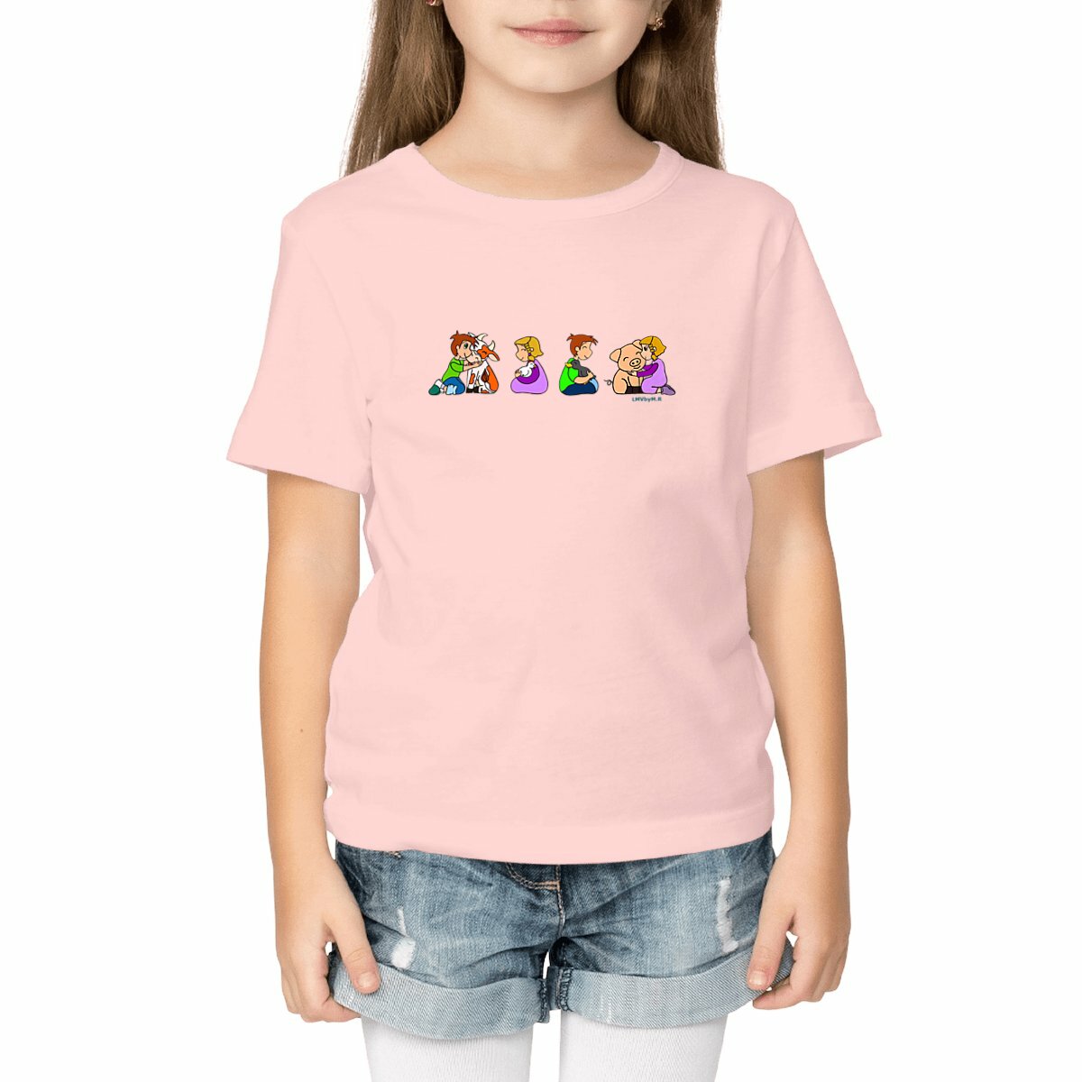 Image front Tee-shirt Bio Enfant CALIN DE LA FERME
