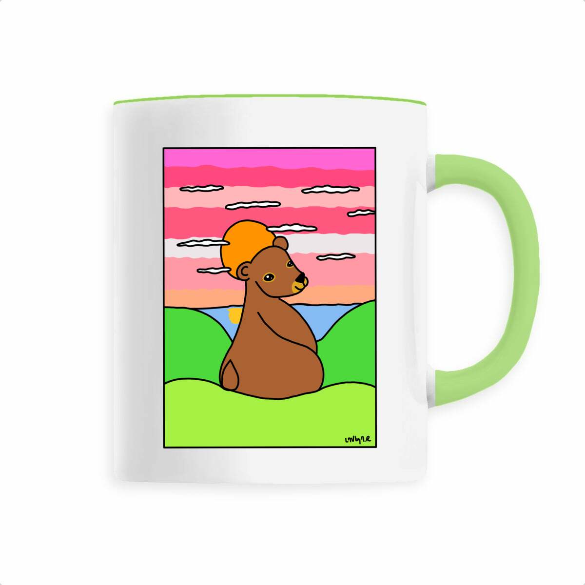 Image front Mug en céramique OURS BRUN