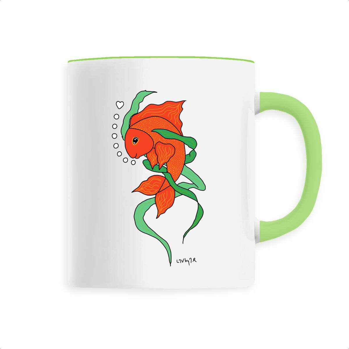 Image front Mug en céramique TI POISSON