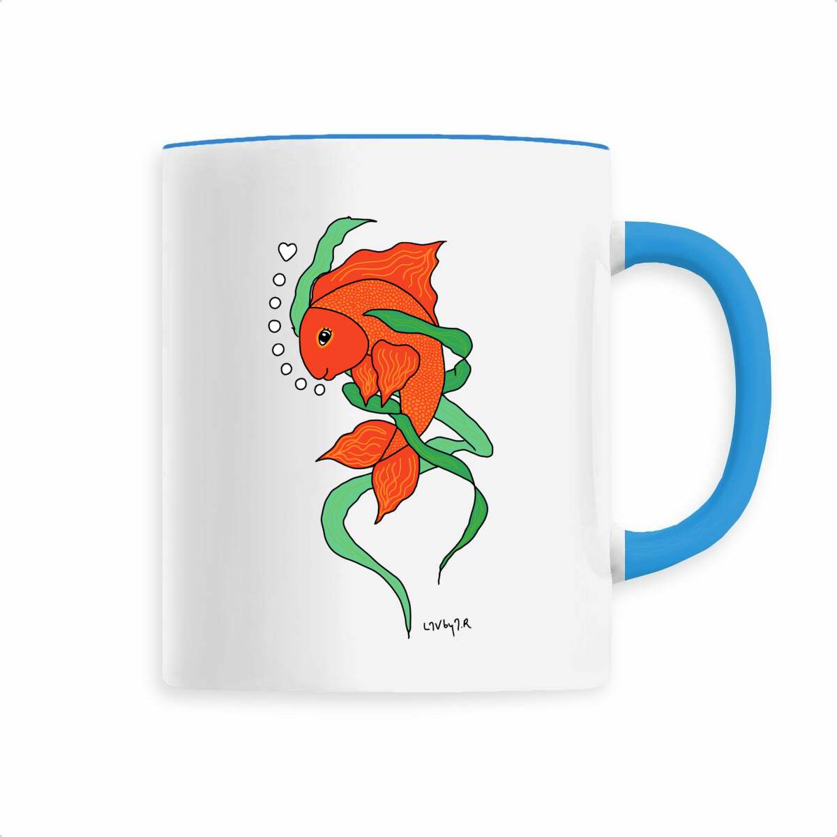 Image back Mug en céramique TI POISSON