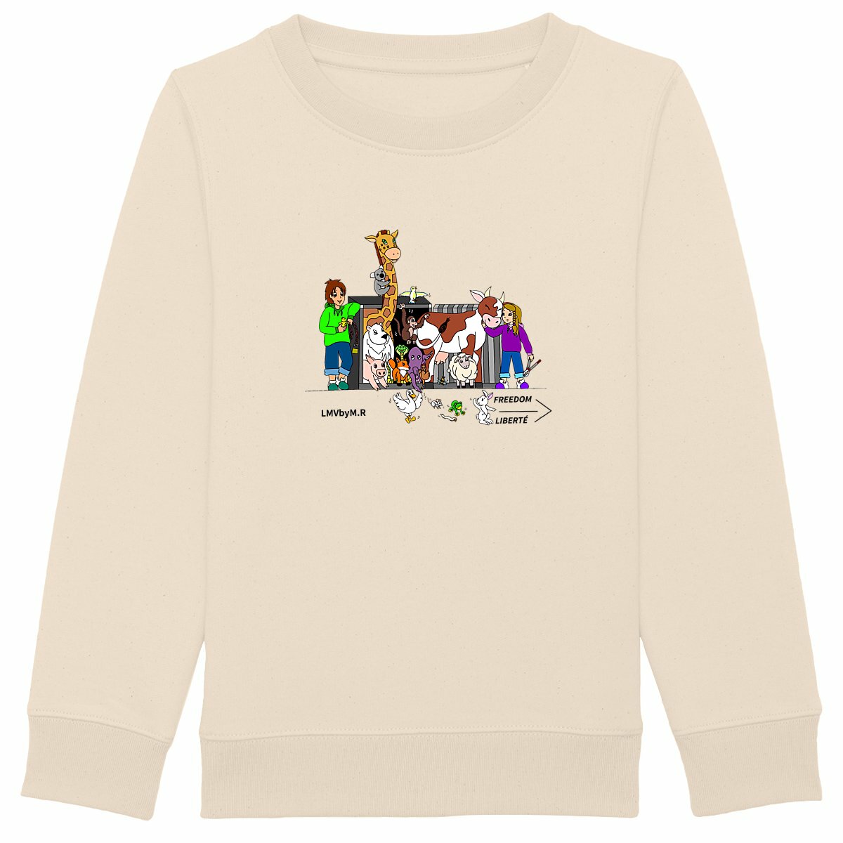 Image back Sweat-shirt épais OUVRONS LES CAGES
