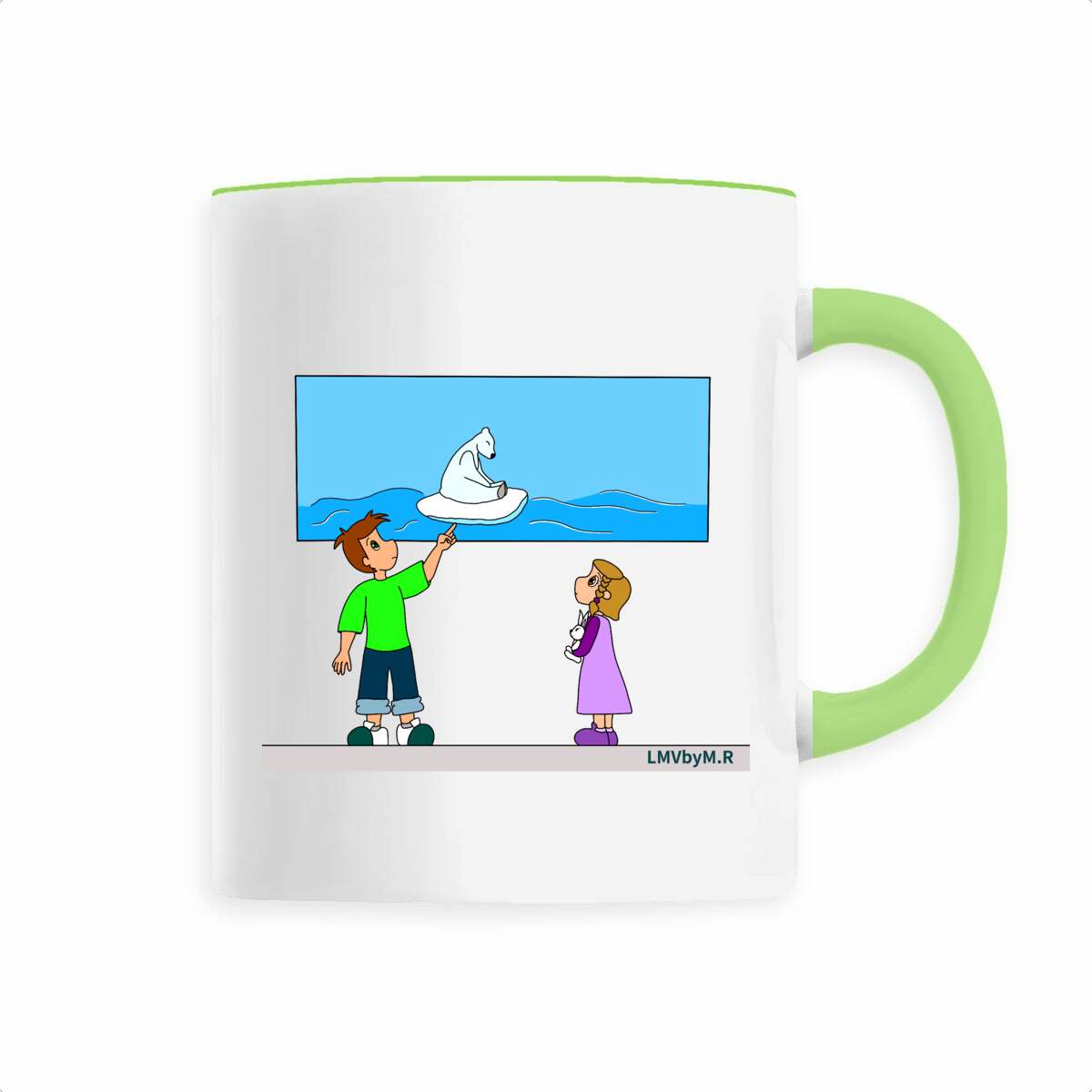 Image front Mug en céramique L'OURS POLAIRE