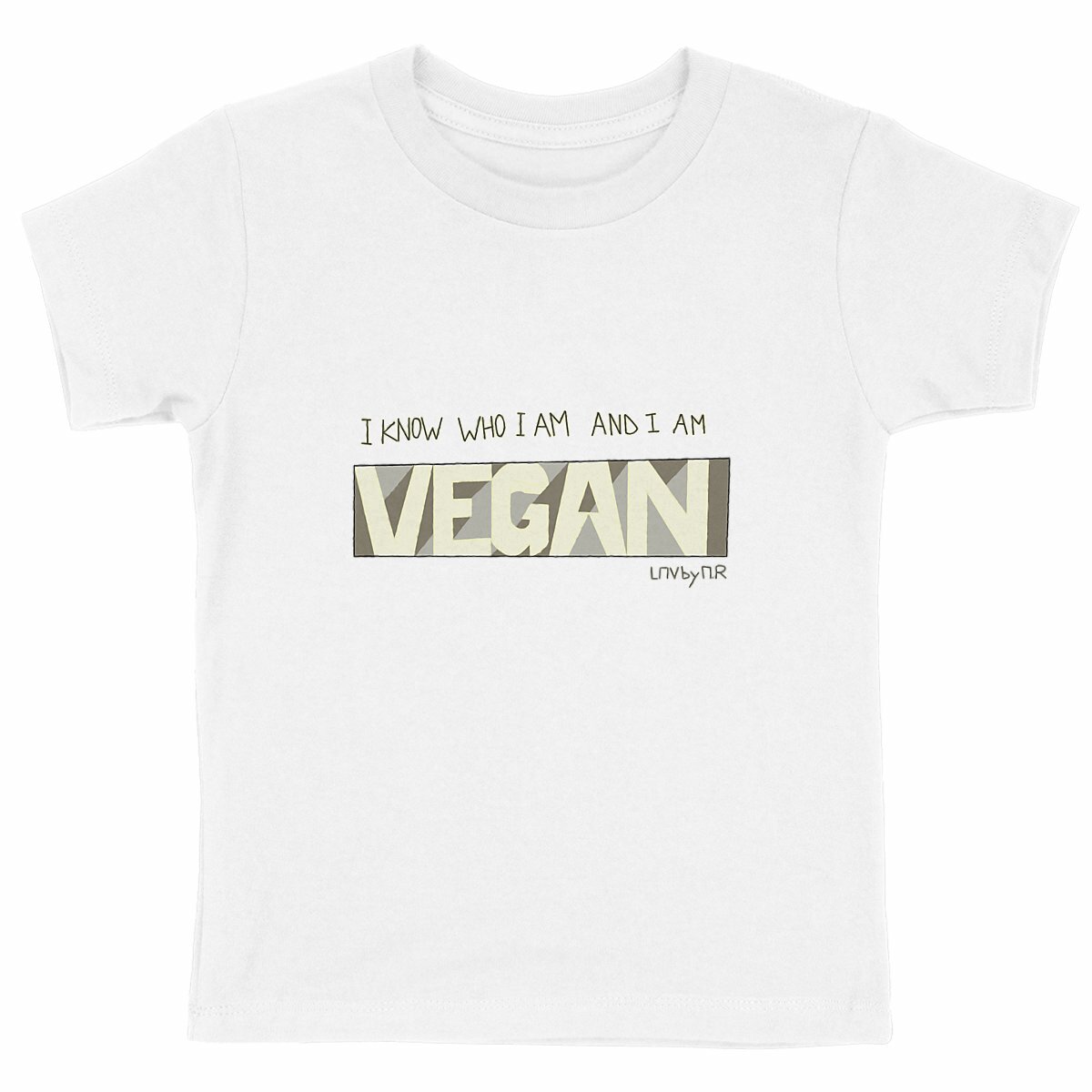 Image back Tee-shirt Bio I AM VEGAN