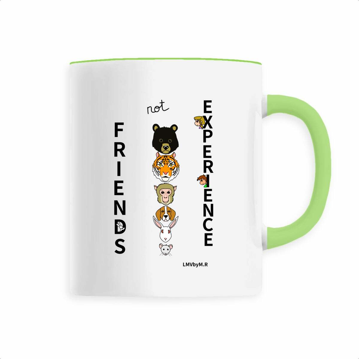 Image front Mug en céramique LMV FRIENDS NOT EXPERIENCE