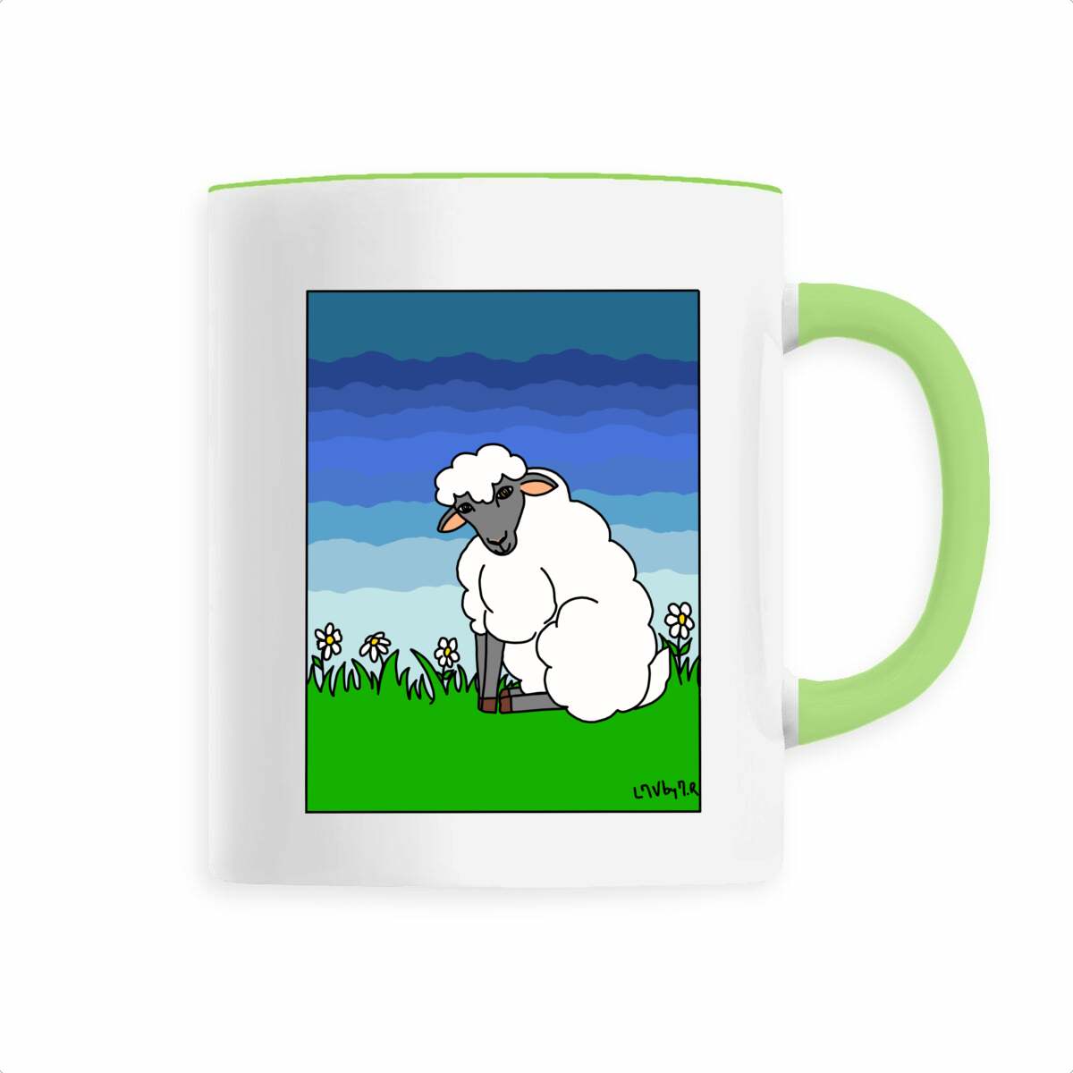 Image front Mug en céramique MOUTON MIGNON