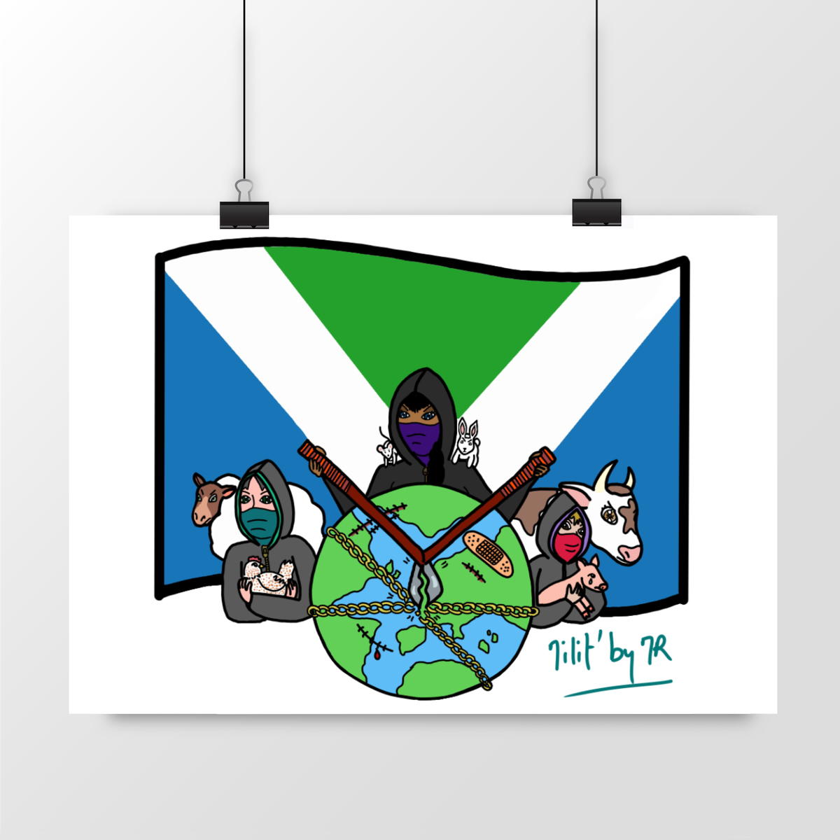 Image back Poster MILIT by MR