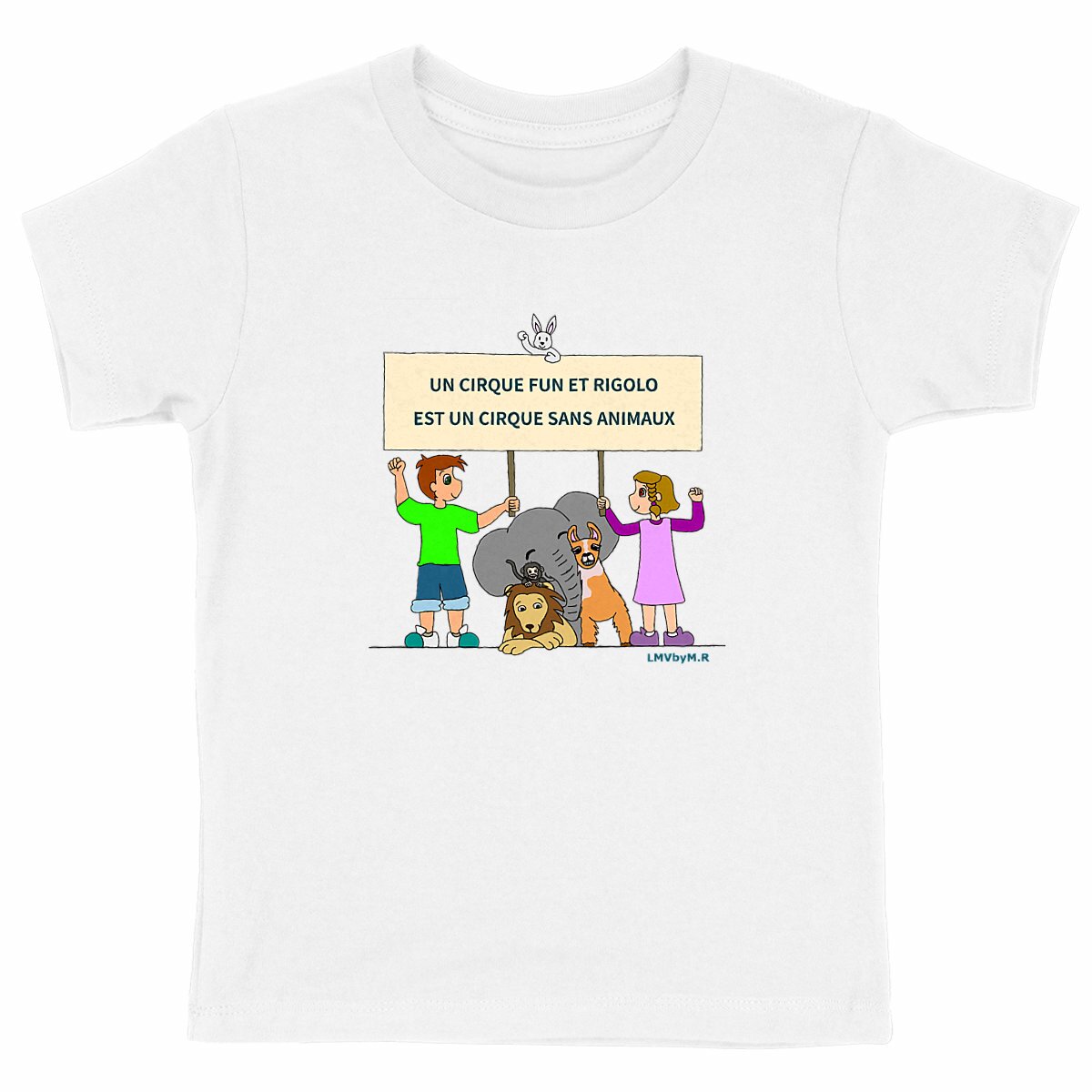 Image back Tee-shirt Bio Enfant STOP CIRQUE