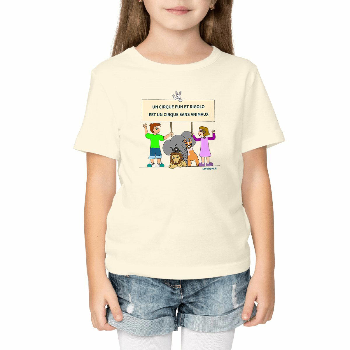 Image front Tee-shirt Bio Enfant STOP CIRQUE