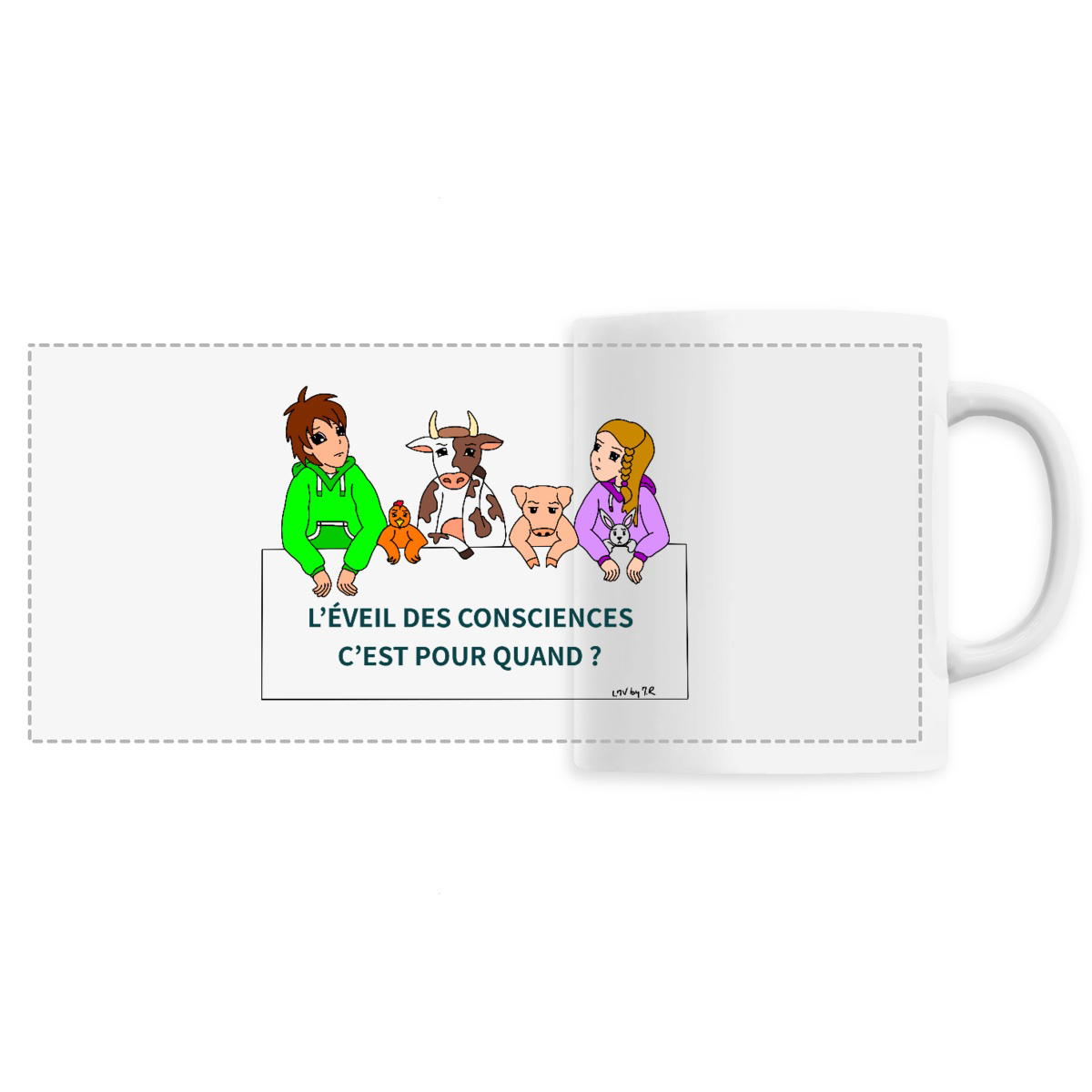 Image front Mug en céramique EVEIL DES CONSCIENCES