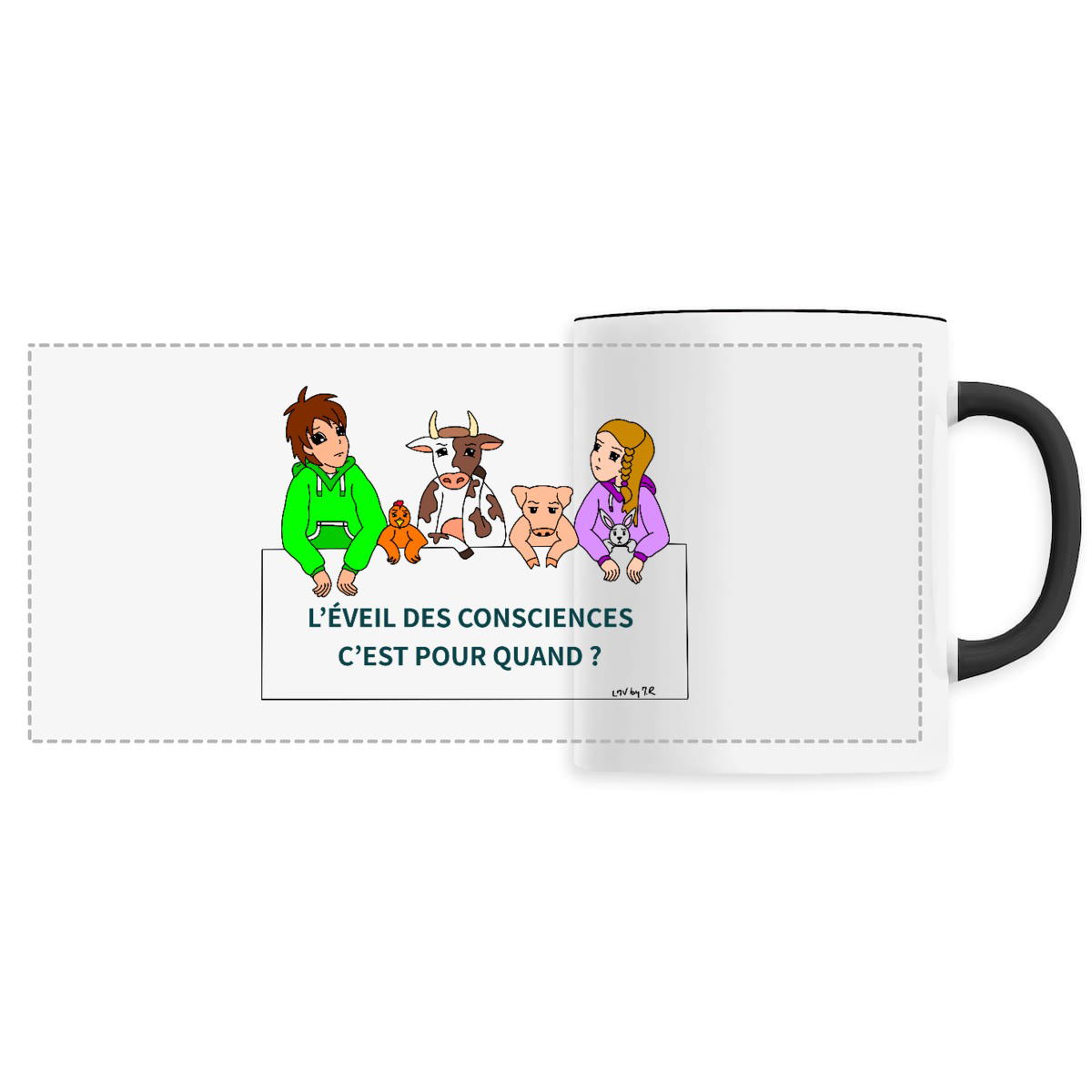 Image back Mug en céramique EVEIL DES CONSCIENCES