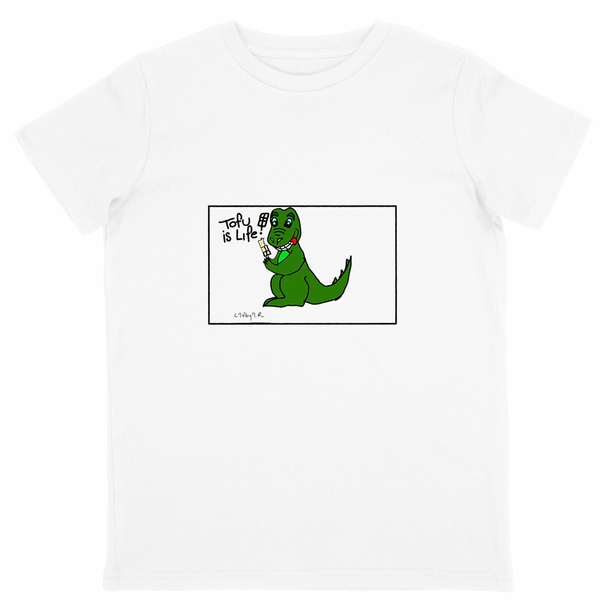 Image back T-shirt conversion Bio TOFU IS LIFE !