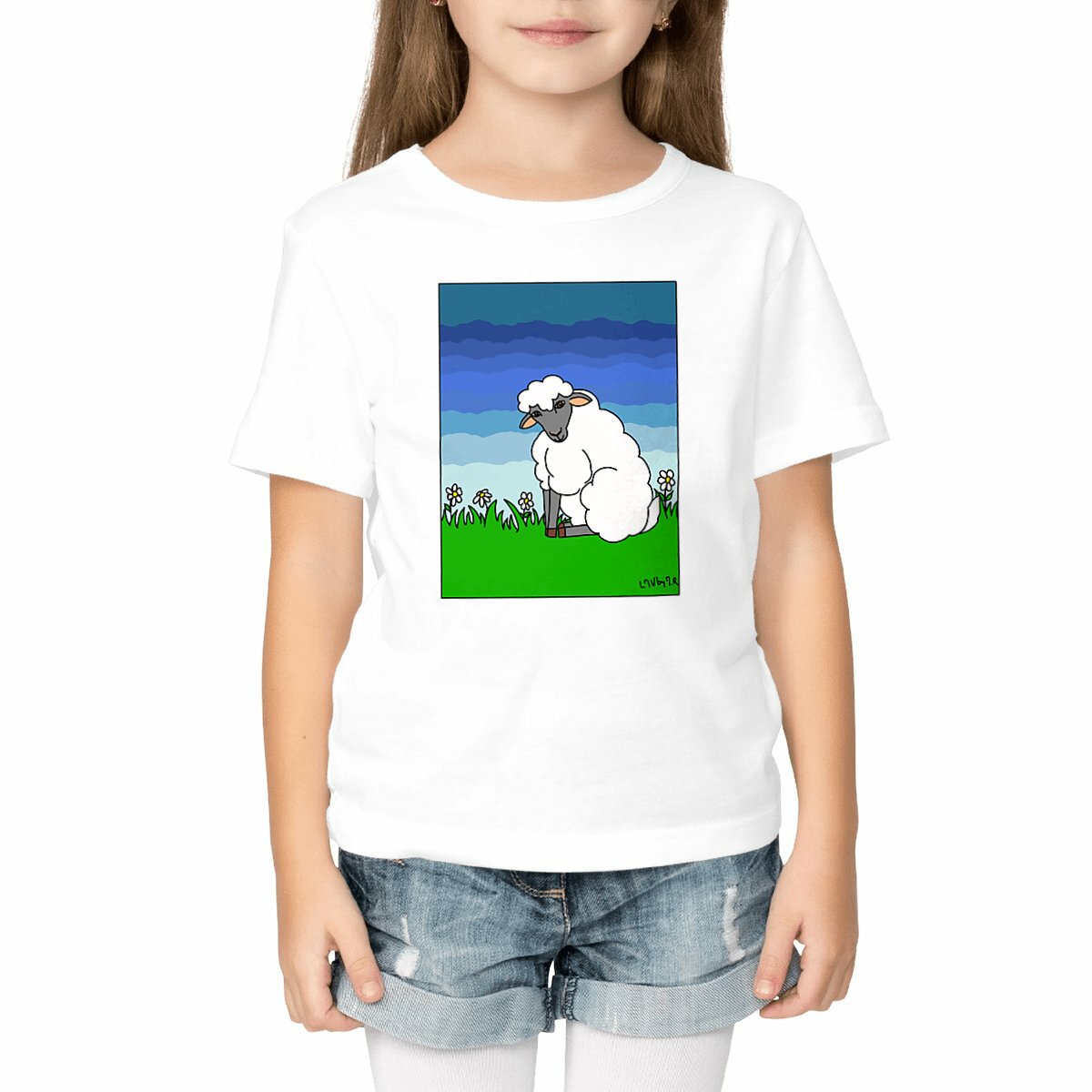 Image front Tee-shirt Bio MOUTON MIGNON