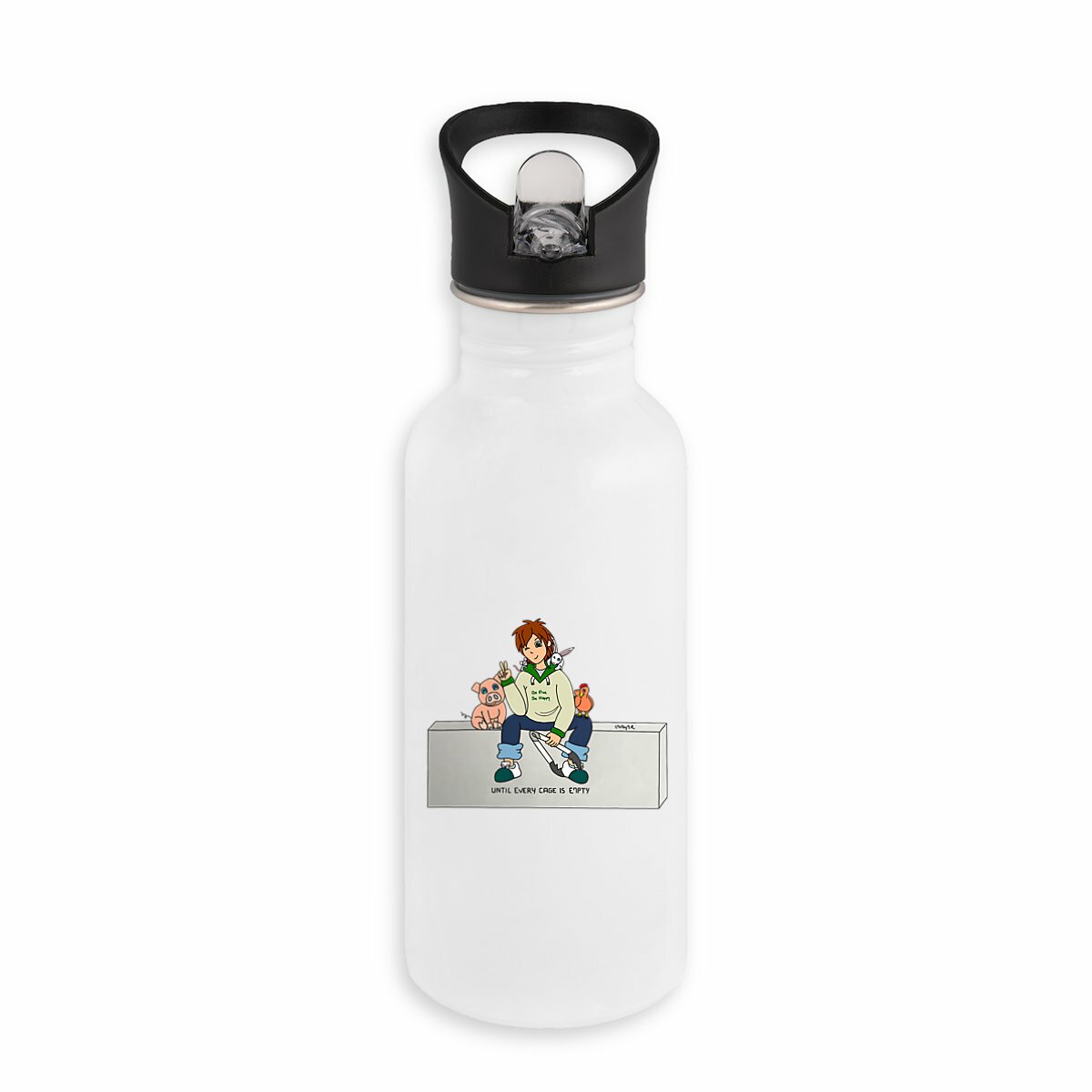 Image front Gourde en inox BOY LIBERATION