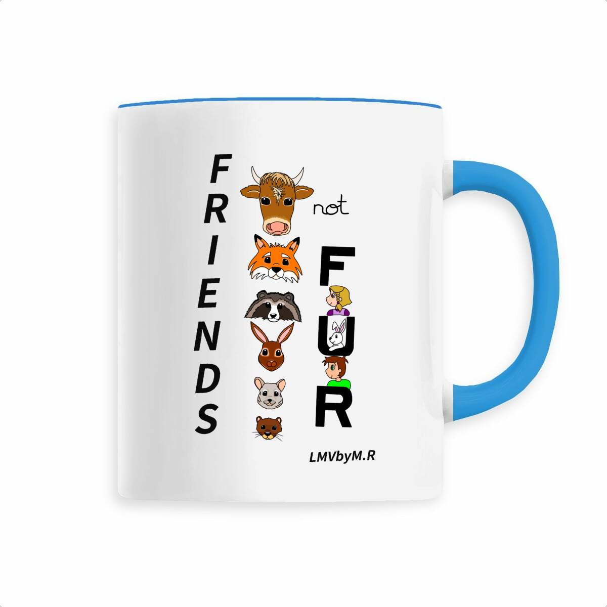 Image back Mug en céramique FRIENDS NOT FUR