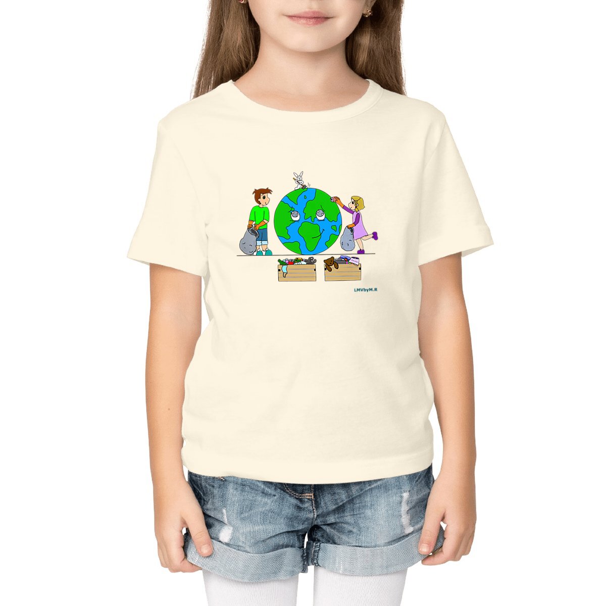 Image front Tee-shirt Bio Enfant MINIS ECOLOS