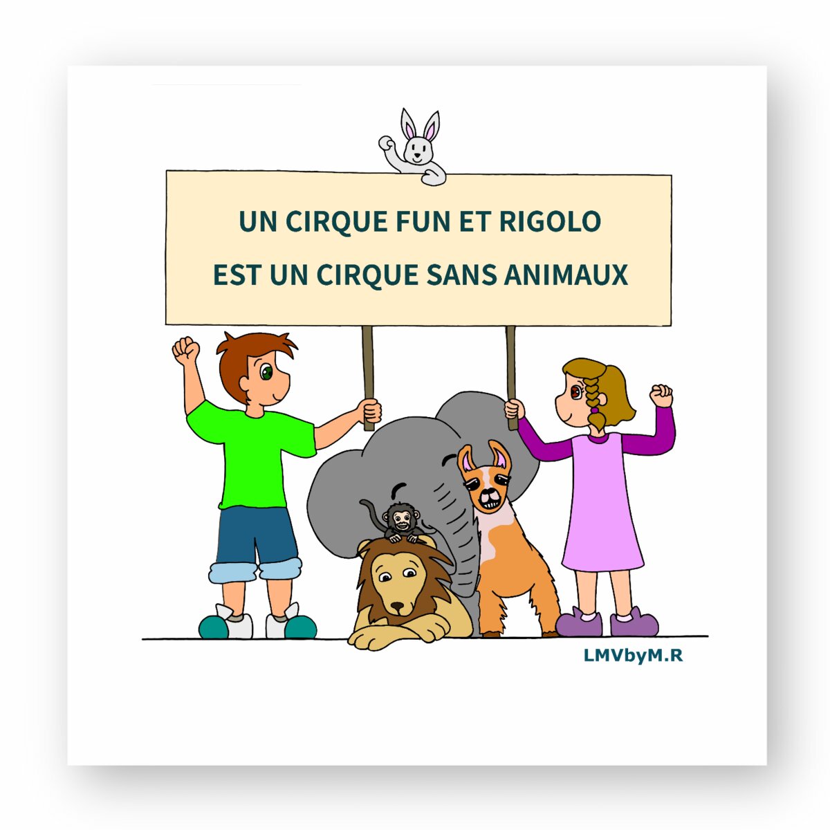 Image front Sticker STOP CIRQUE