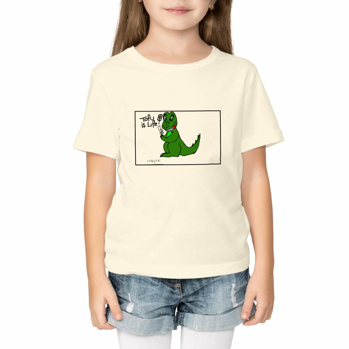 Image front Tee-shirt Bio TOFU IS LIFE !
