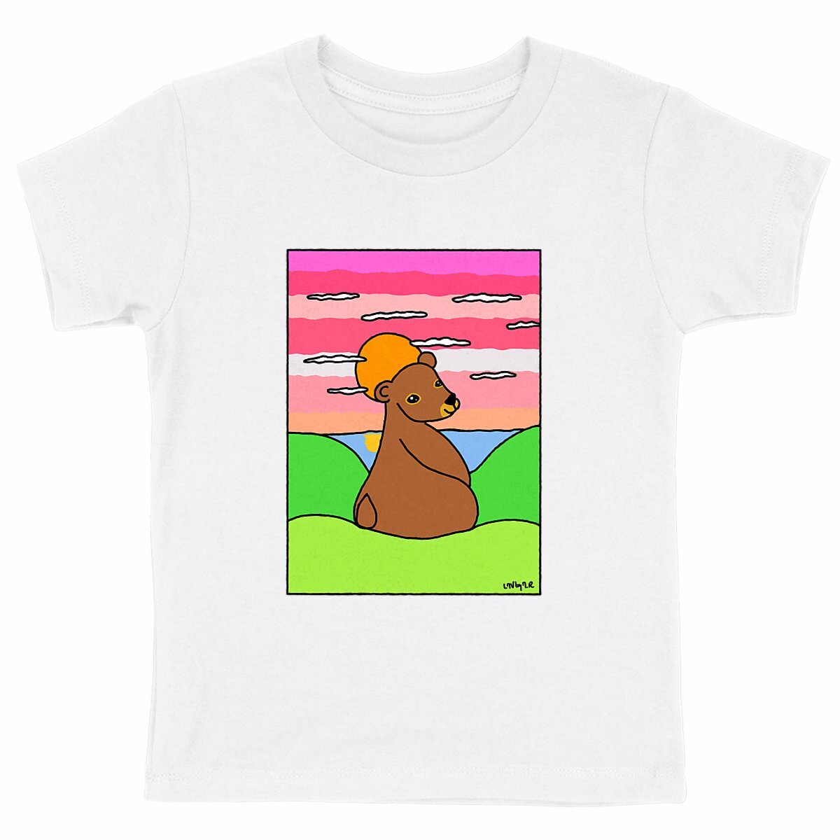 Image back Tee-shirt Bio OURS BRUN