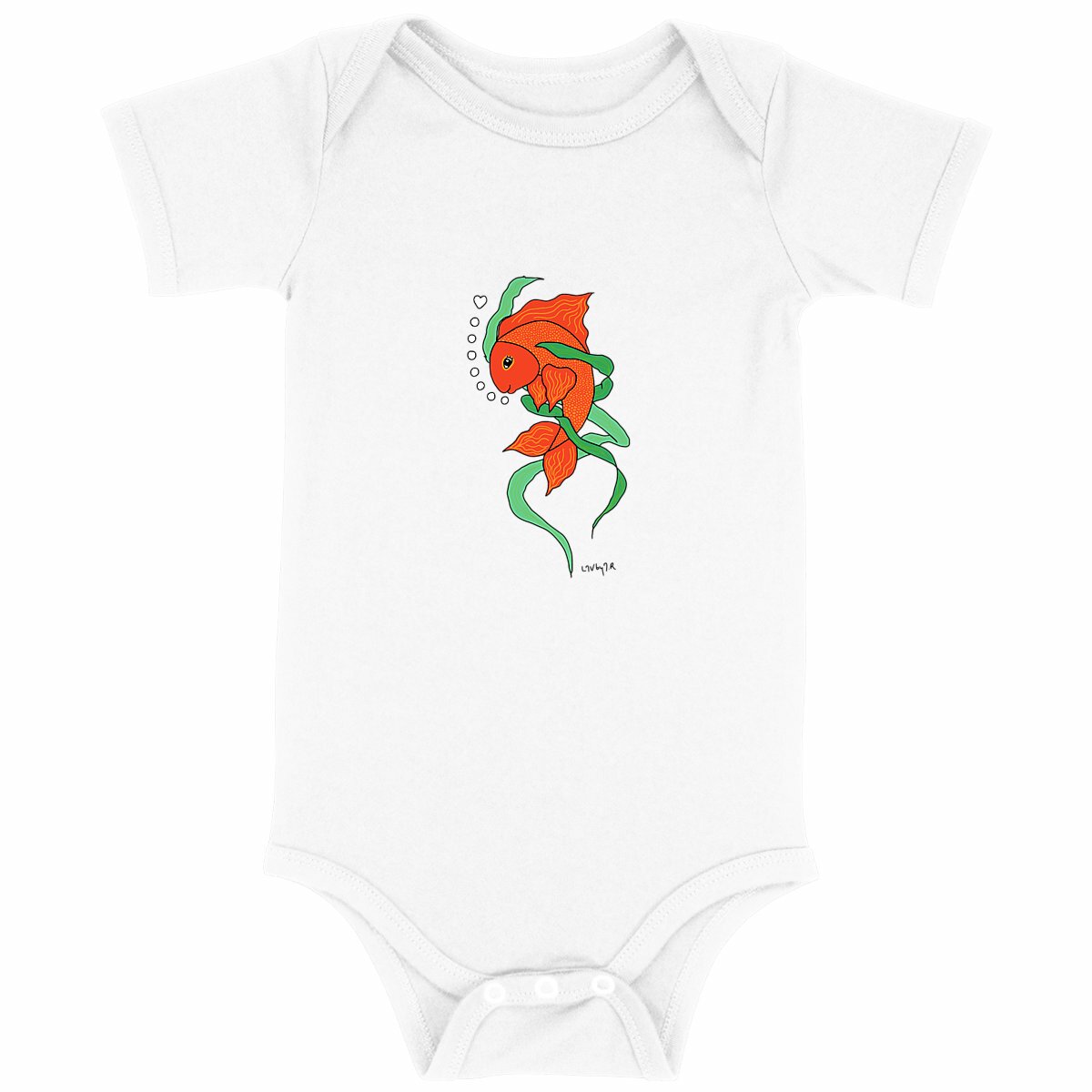 Image front Body Bio Bébé  TI POISSON
