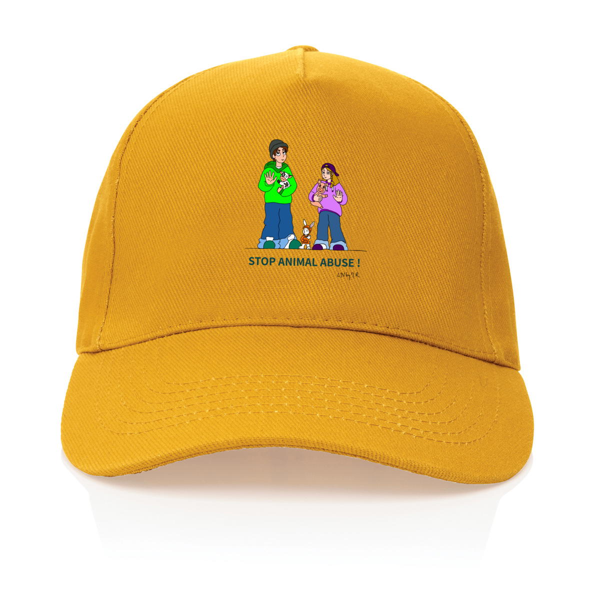 Image front Casquette STOP ANIMAL ABUSE