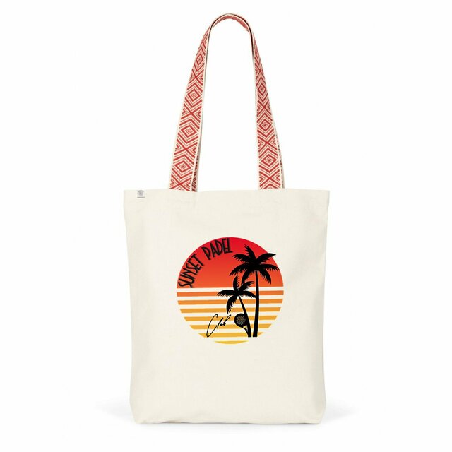 Totebag ethnique - Sunset Padel Club - Image