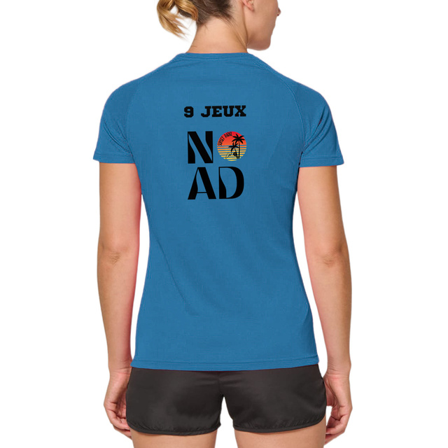 T-Shirt de Sport Fibre Recyclée Femme - NO AD V2