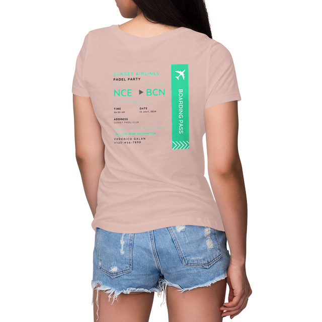 T-shirt Femme Epais - Sunset Airlines