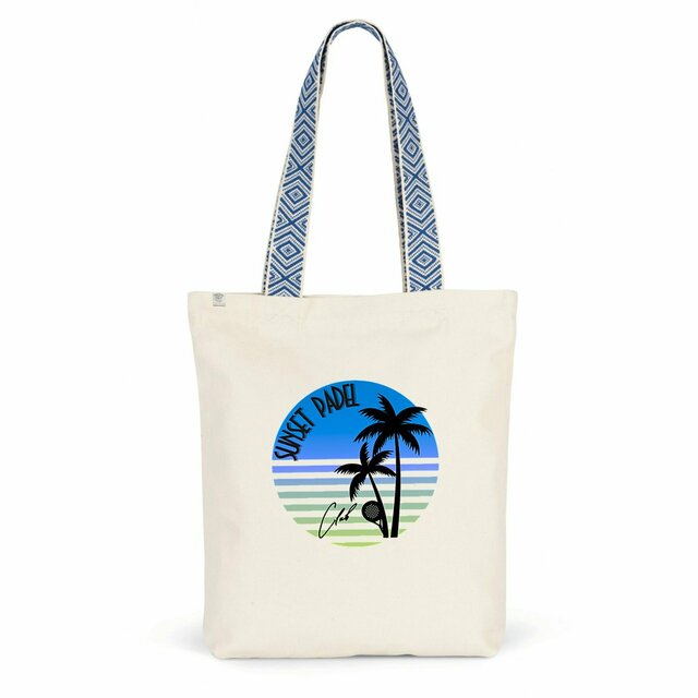 Totebag ethnique - Sunset Padel Blue - Image