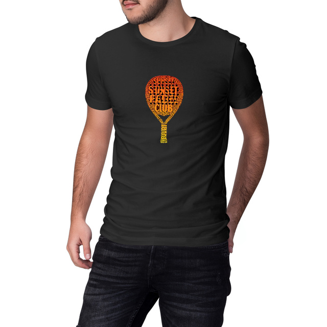 T-shirt  épais - Sunset Raquette