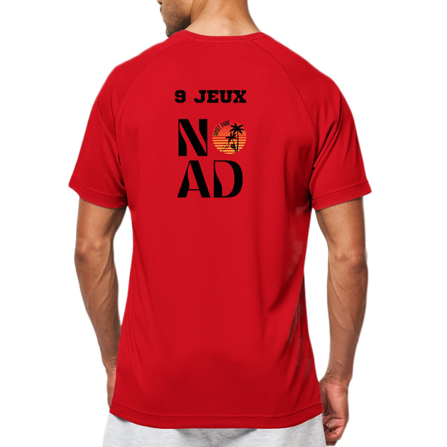 T-shirt Sport Fibre recyclée Homme - NO AD V2