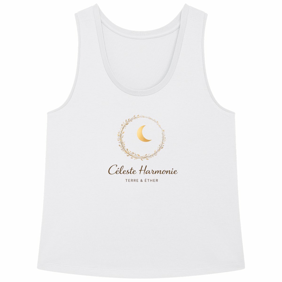 Image front Débardeur Femme 100% coton biologique Céleste Harmonie