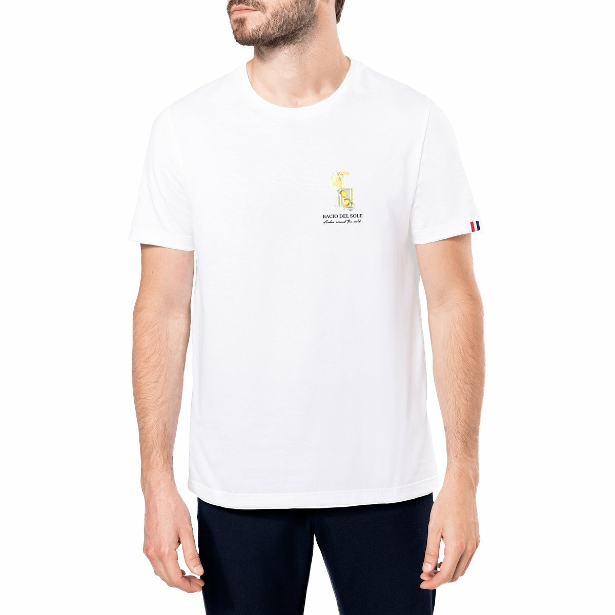 Image front T-shirt unisexe made in France, coton biologique. 